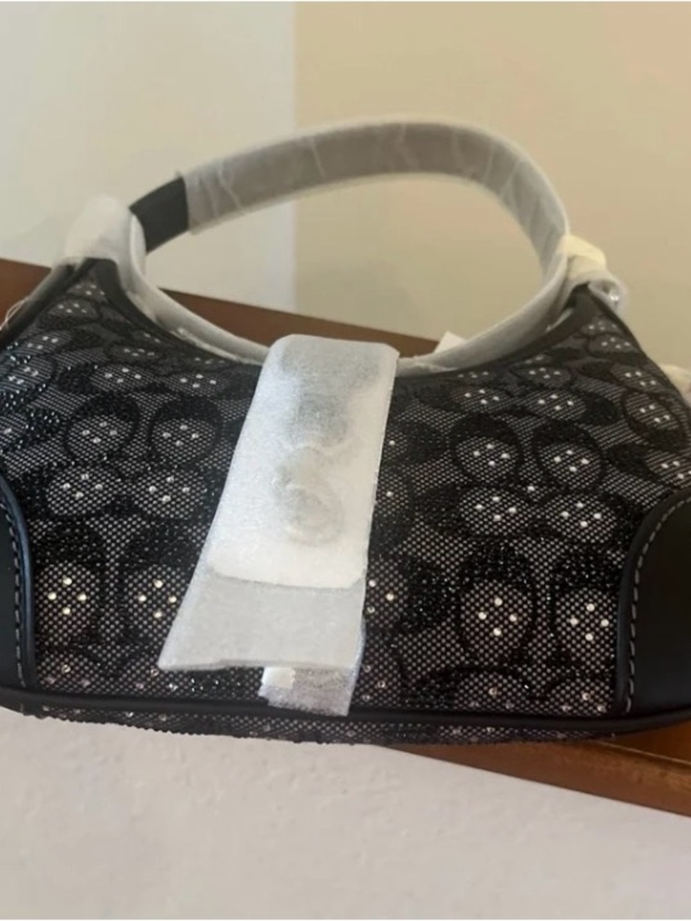 Coach Crystal Jacquard Hampton Hobo Bag - Picture 9 of 10